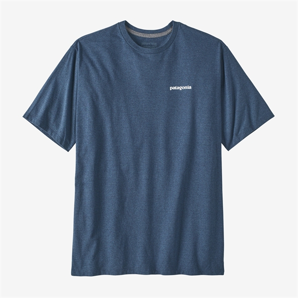Patagonia Mens P-6 Logo Responsibili T-Shirt - Utility Blue